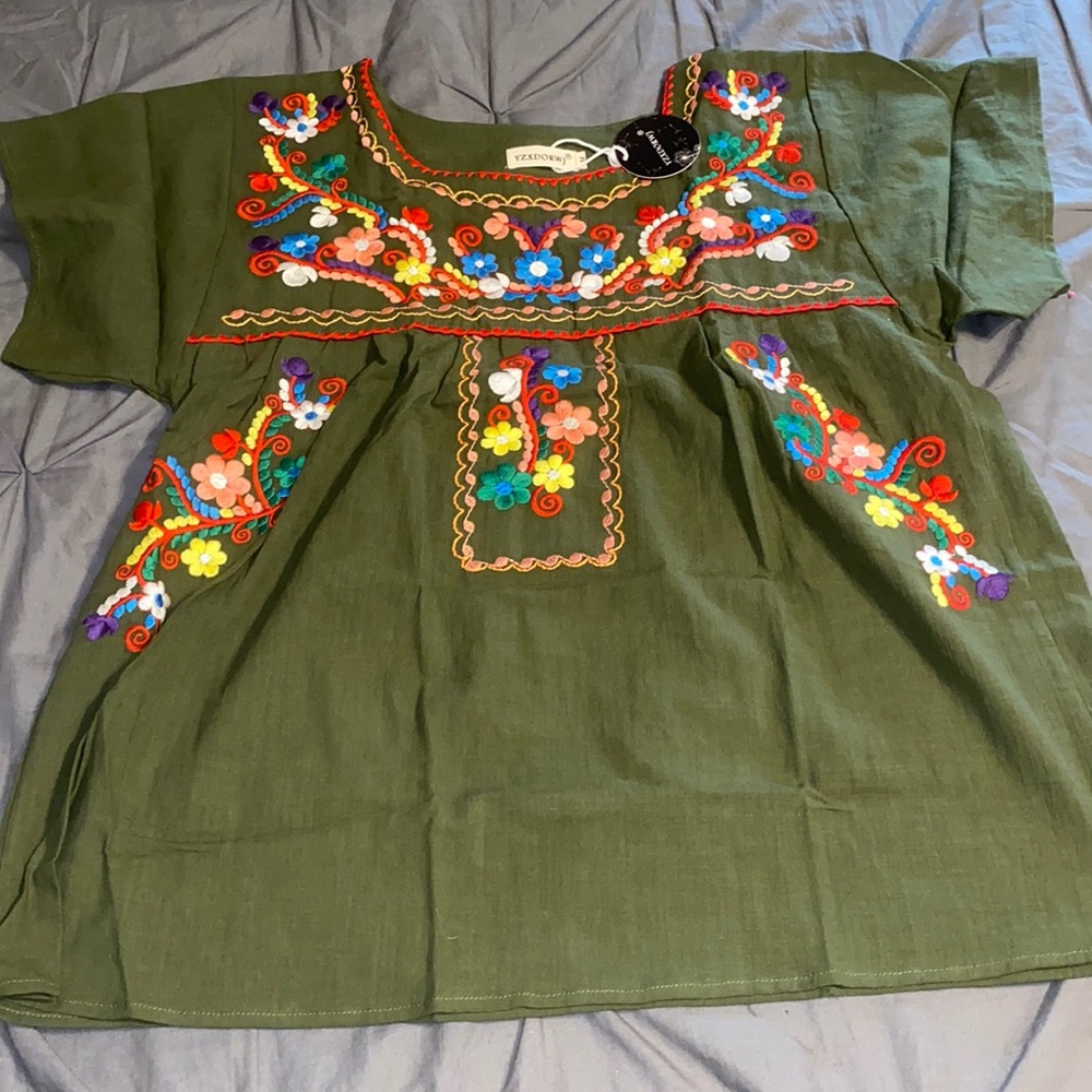 Women Mexican Blouse